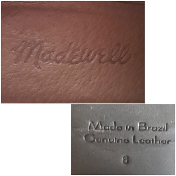 Madewell Black Leather Janice‎ Zip Ankle Boots- Size 6 - Picture 8 of 8